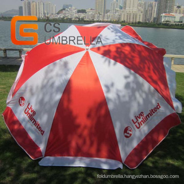 Wind Resist 8 Panels Advertising Beach Umbrella (YSBEA0002)